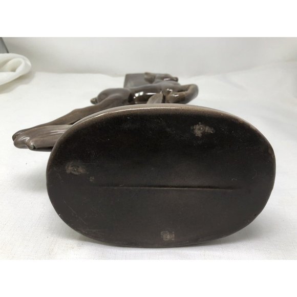 Royal Haeger Gazelle Vase Art Pottery Mid Century Decor Drip Glaze 14.25" - Picture 11 of 13